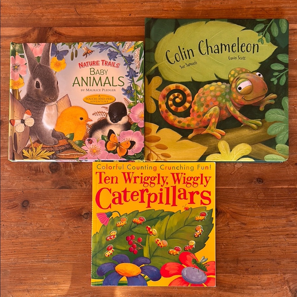 Set of 3 Children's Nature Books